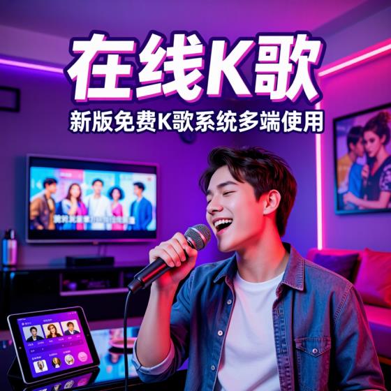 新版在线K歌软件-家庭适用-免费点歌-多设备可用电子版