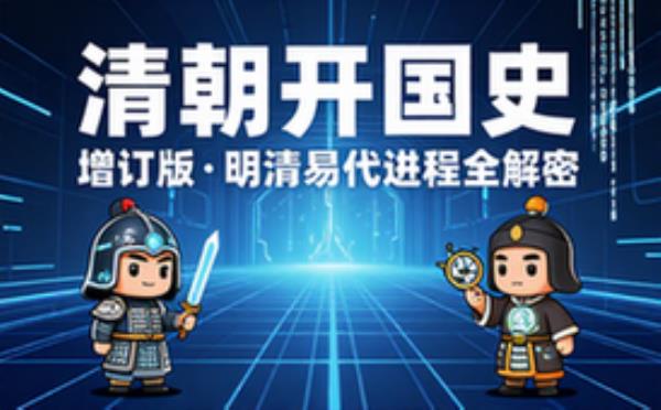 清朝开国历史研究著作 增订版详解明清易代历史进程