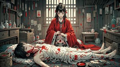 半夜电话响，窗帘现黑影，宿舍空无一人