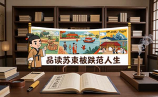 历史人物传记品读-文人适用-苏东坡人生经历-趣味解读-电子资料