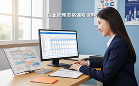 企业日常管理表格系统学习课程入门到精通教学资料