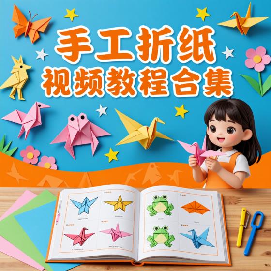 手工折纸全套教程-折纸爱好者-含各类折法-素材合集视频