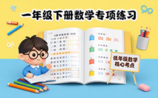 一年级下册数学练习题-低年级适用-覆盖核心考点-专项练习资料