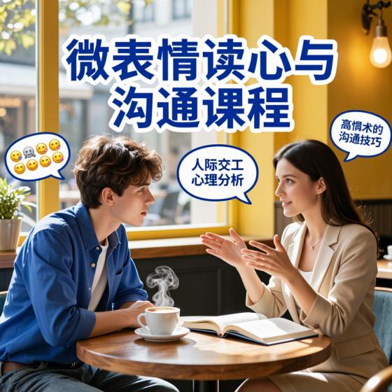 微表情读心术与高情商沟通技巧课程-人际心理分析合集
