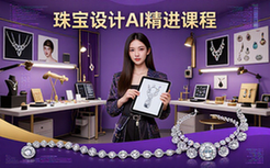 珠宝设计师AI精进课程-助设计师提能力的线上课程