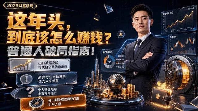 付费文章：这年头，到底该怎么赚钱？普通人破局指南！