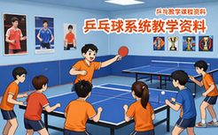 乒乓球教学课程合集-初学者适用-系统入门到精通资料