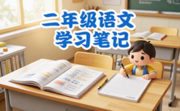 二年级下册语文课堂学习笔记-学生适用-重点整理-课后复盘资料