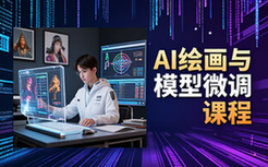 AI绘画与模型微调课程零基础适用系统进阶教学视频资料