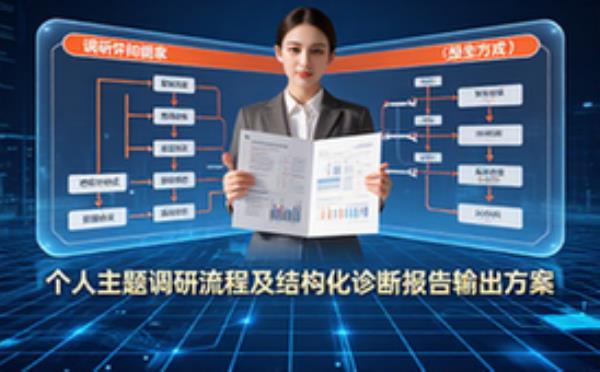 个人主题调研方案-适用调研者-含流程与诊断报告输出