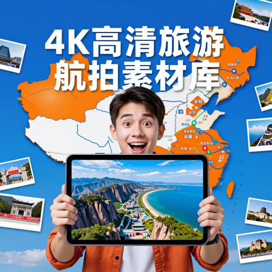 4K高清全国旅游景点航拍风景视频素材库-通用-景观素材-视频资料