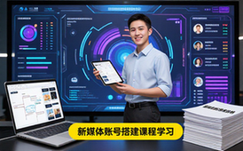 新媒体账号搭建课程-新手适用-含定位产出转化-视频资料