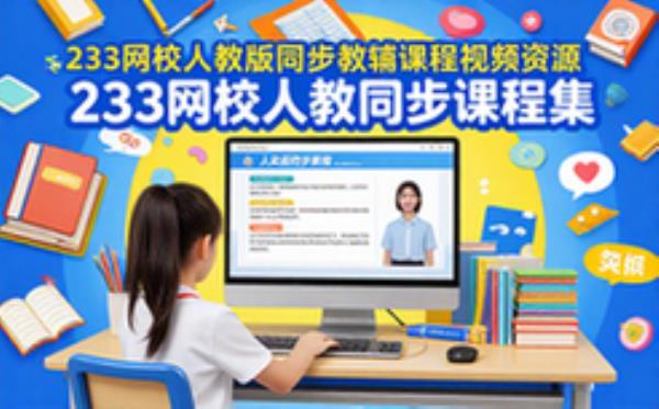 233网校人教版同步教辅课程视频全集学生适用学习资源
