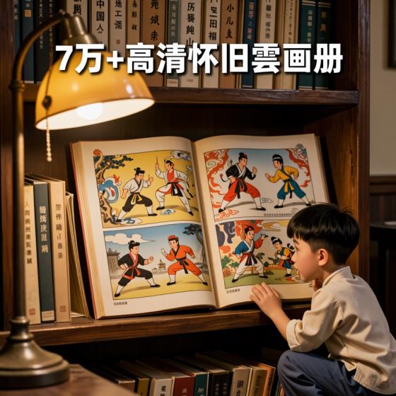 高清怀旧小人书画册7万合集大全适用于怀旧人群资料形式