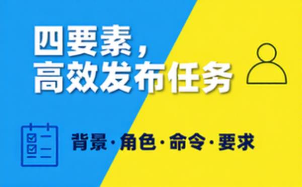 发布任务四要素背景角色命令要求