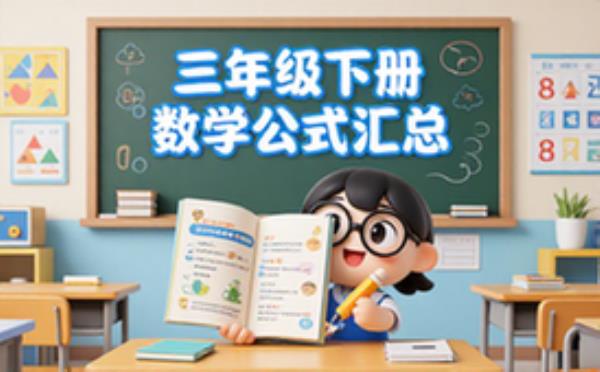 三年级下册数学公式汇总-适小学生-核心公式整理-文档资料