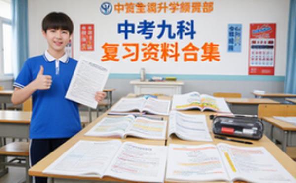 中考全科总复习资料初中生九门知识点整理合集