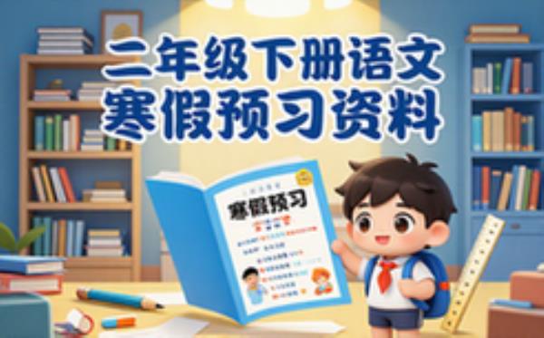 二年级下册语文寒假预习资料-小学生-核心知识点整理