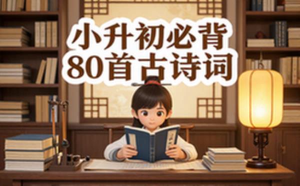 小升初必背古诗词80首资料合集-适合小升初学生完整背诵
