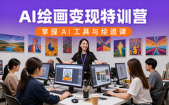 AI绘画变现特训营资料：适合新手从入门到精通掌握技巧