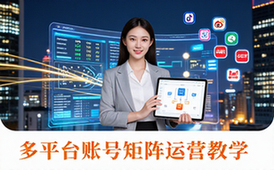 多平台账号矩阵运营教学-自媒体人-多平台适用-引流产出内容-视频资料