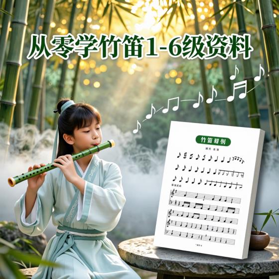 从零开始学竹笛基础1-6级资料新手适用学习必备电子版