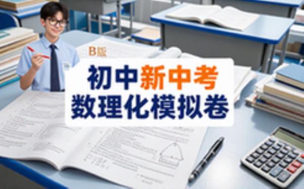 初中新中考数理化全套模拟卷B版适用初中生资料
