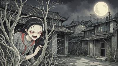 半夜竹影拦路，诡异坟头不寻常