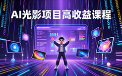 AI光影艺术图项目课程-适合营销人员-爆款引流高收益资料