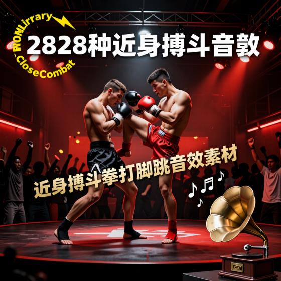 近身搏斗音效素材-创作者适用-中文分类免解压-2828种音效合集