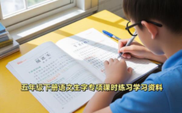 五年级下册语文生字专项课时练习学习资料学生适用文档版