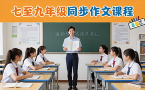 七至九年级同步作文课程-学生适用-精读提写作-视频资料