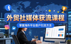 外贸社交媒体获客课程-外贸从业者-海外引流方法-课程资料