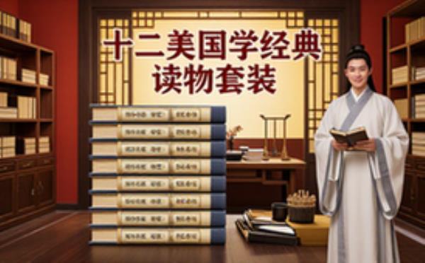 国学经典合集-学者适用-传统国学著作-十二本套装读物