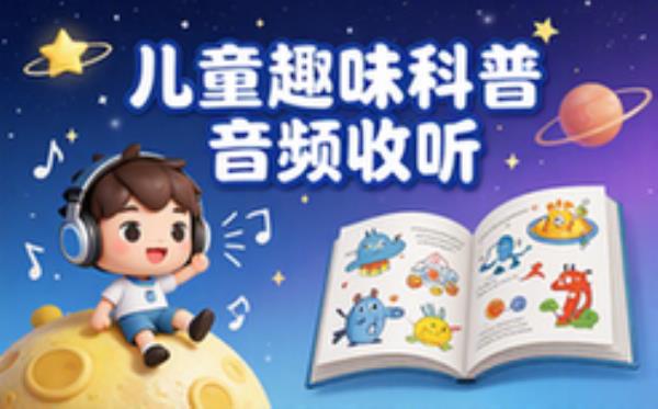儿童趣味科普广播剧音频拓展课外知识储备收听资料