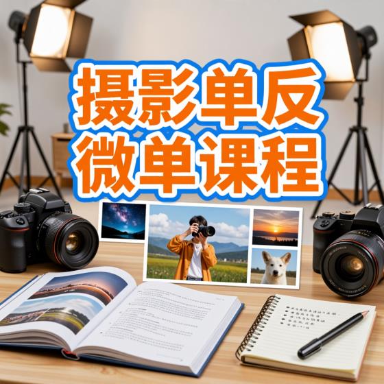 摄影单反微单课程合集大神小白适用全系列课程资料