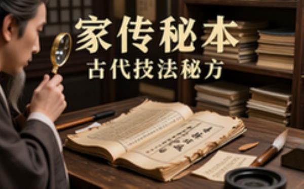 古代技法秘方完整版家传手抄秘本适用中医爱好者资料
