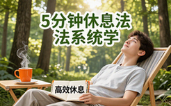 5分钟高效休息法教程-职场人士适用-实用技能系统学习资料