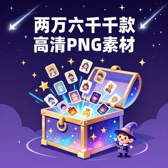 设计素材合集26000款高清透明免抠PNG适用设计师