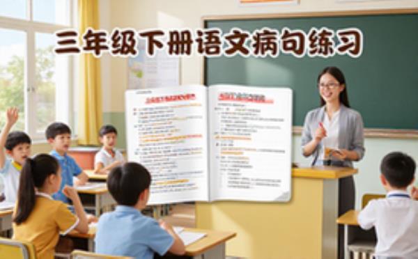 三年级下册语文病句修改练习题-学生适用-提升纠错能力-资料