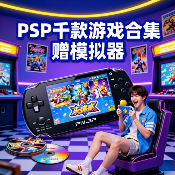 PSP游戏合集掌机怀旧资源适合怀旧玩家含千款游戏附模拟器资源包