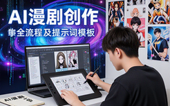 AI漫剧零基础创作流程及提示词模板新手资料
