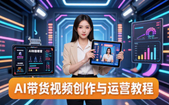 AI带货视频特训营教程-创作者适用-含创作运营教学-资料形式