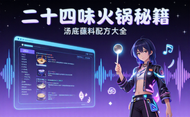 二十四款火锅美食制作技术教程 汤底蘸料配方做法大全
