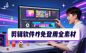 剪辑软件会员特权版-创作者免登用全特效贴纸素材资料