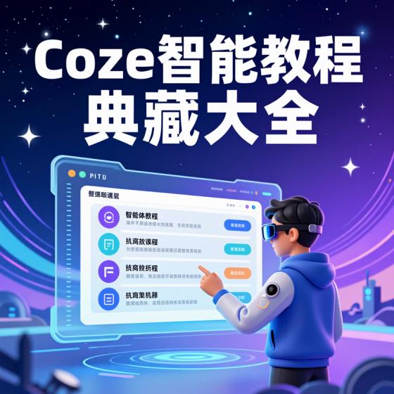 Coze智能体系列教程大全-适用学习人群-典藏版资料功能强-文档形式