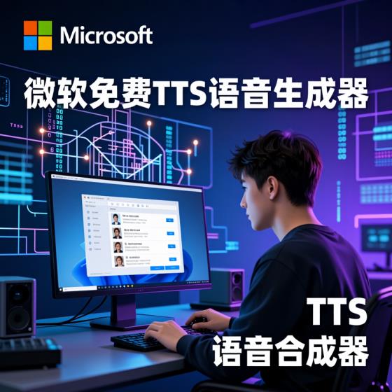 微软TTS语音配音生成器-Windows用户-多语音音色-免费合成-软件资料