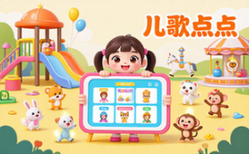 儿歌点点儿童早教软件趣味互动启蒙学习资源