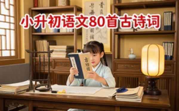 小升初语文必背80首古诗词经典背诵资料合集