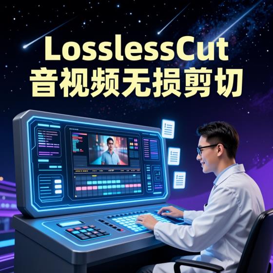 音视频无损切割剪辑神器免费开源LosslessCut适用剪辑者